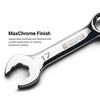 Capri Tools 13 mm WaveDrive Pro Stubby Combination Wrench for Regular and Rounded Bolts CP11750-M13SB